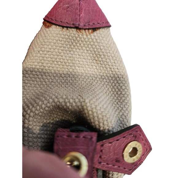 Louis Vuitton Toile Trianon Canvas and Raspberry Ostrich Sac de Nuit GM Bag - Picture 7 of 10